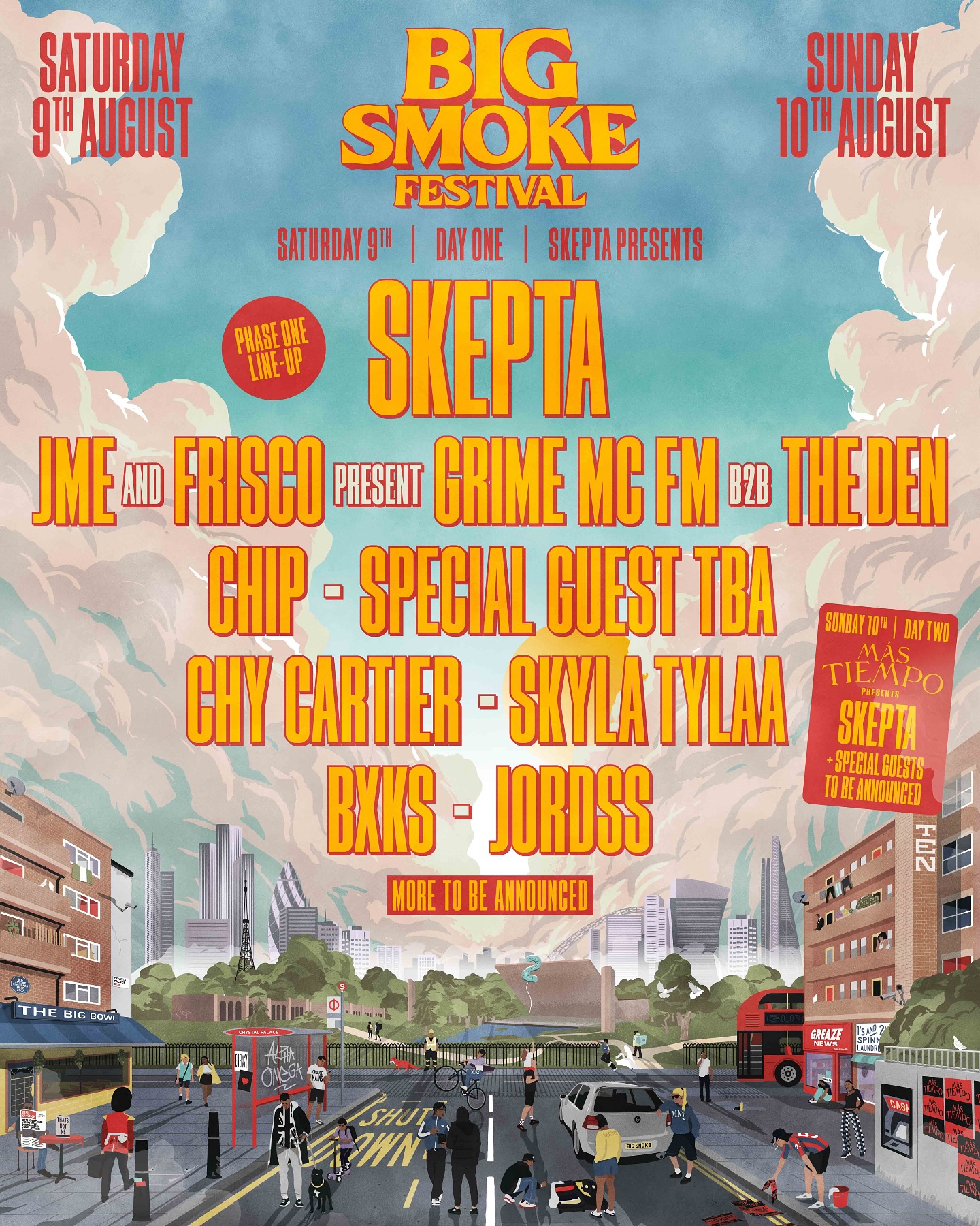Skepta's Big Smoke Festival 2025 Lineup