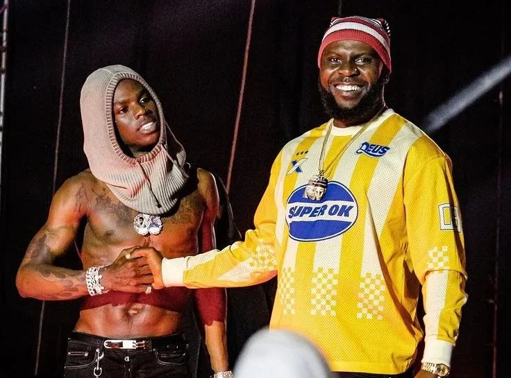 Odumodublvck and Rema on stage together