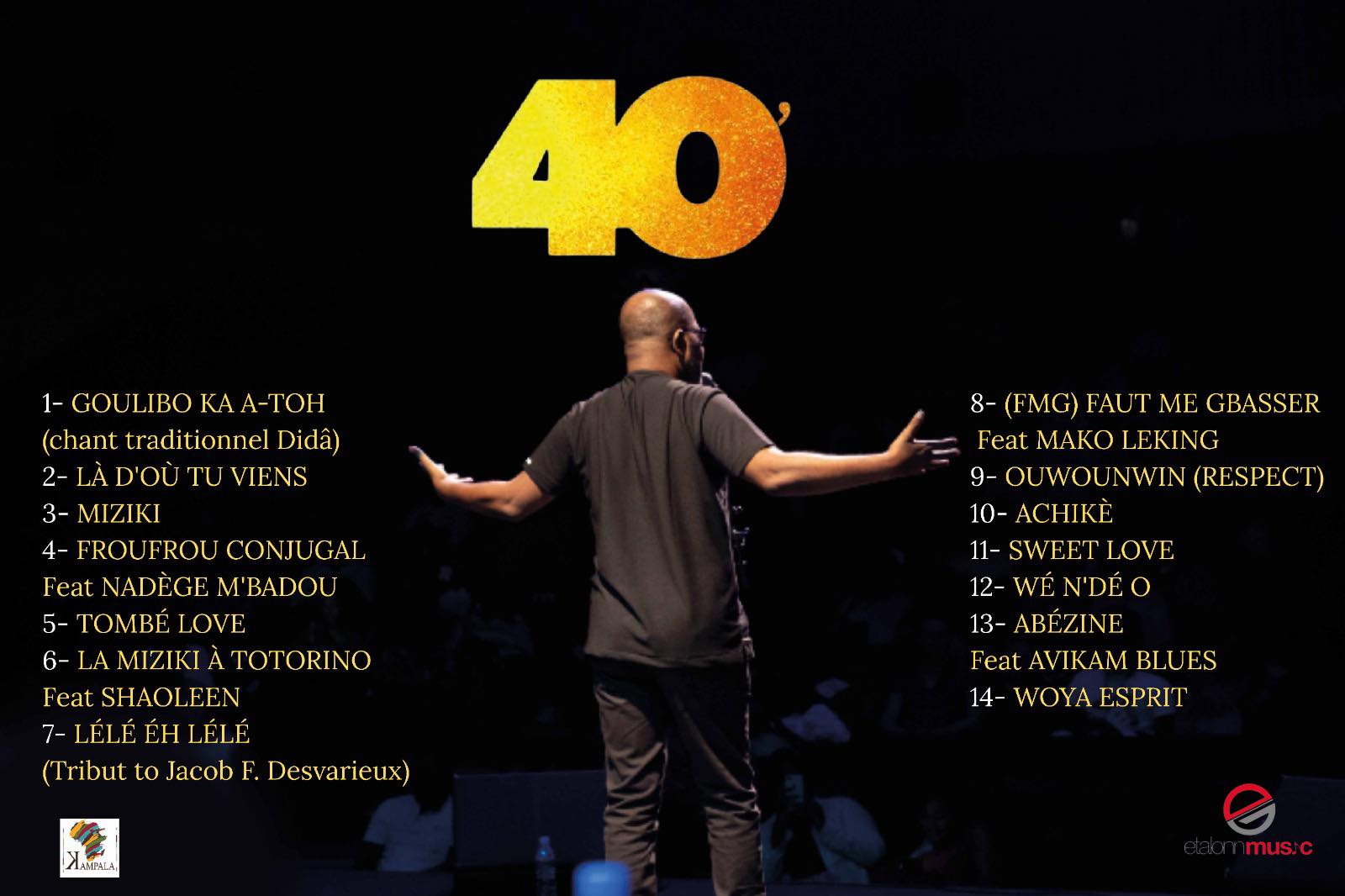 David Tayorault 40 album Côte d'Ivoire