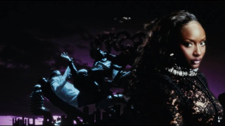 Ayra Starr in a still from the 'Tornado' music video, directed by Melchior Leroux