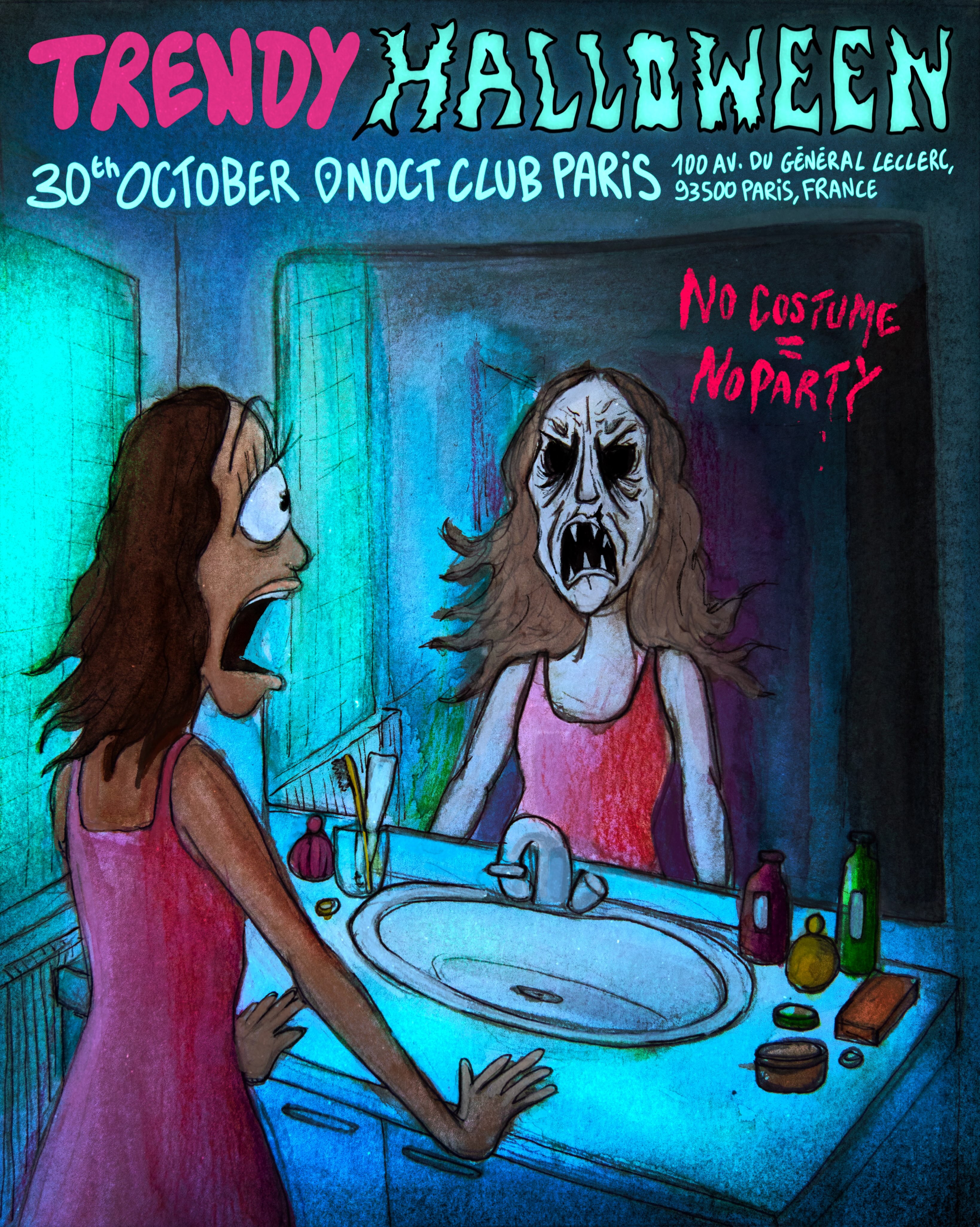 Trendy Halloween at Noct Club Paris, 30 October